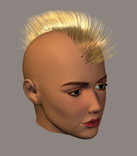The 5 Minute Mohawk in Poser